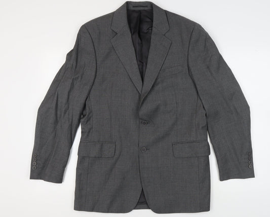 Mens UK Size 40 Austin Reed Regular Grey Suit Jacket