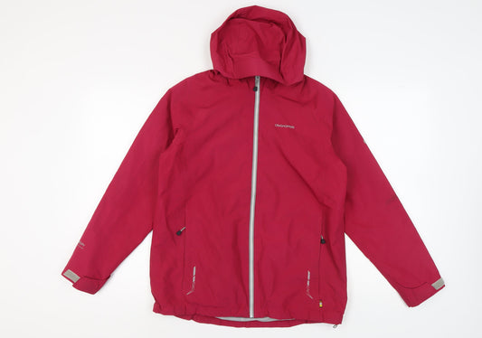 Womens UK Size 12 Craghoppers Red Rain Coat