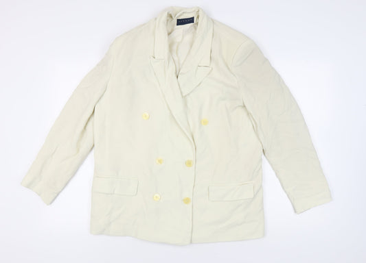 Womens UK Size 16 Alexon Regular Ivory Blazer