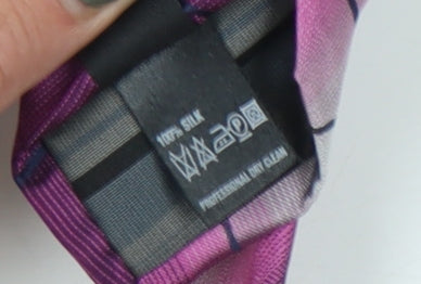 Marks and Spencer Men's Pink Floral Silk Tie