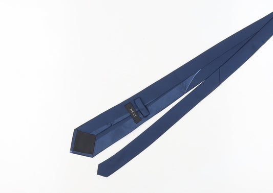 Next Men's Blue Silk Slim Tie