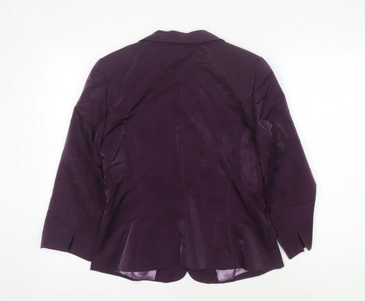 Kaliko Women's Purple Blazer UK 12 Classic Fit