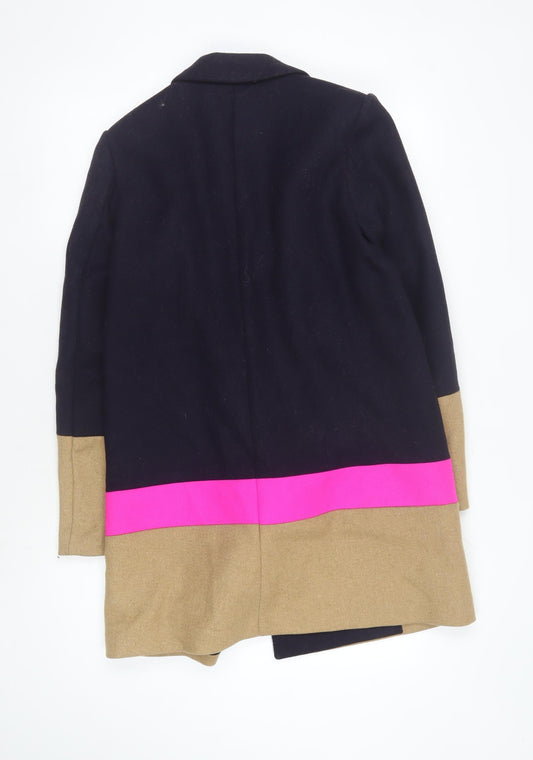 Gap Women's XS Black Pink Beige Wool Jacket