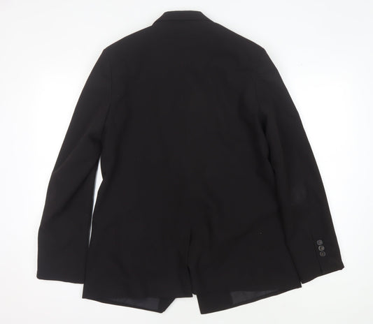 ASOS Women's Black Blazer, Size 12, Regular Fit, Notch Lapel