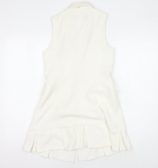 Womens UK Size KS Zara Basic Ivory