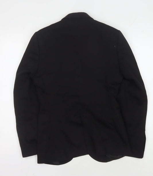 Mens UK Size 34 boohooMAN Regular Black Suit Jacket