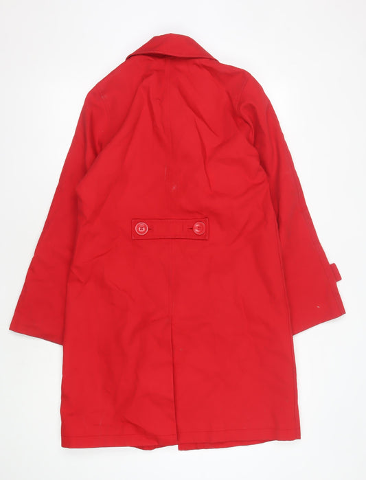 Linea Women's Red Mid-Length Coat Size 12