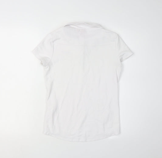 LA Gear Women's White Polo Shirt Size 8