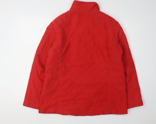 Klass Collection Women's Red Basic Jacket M