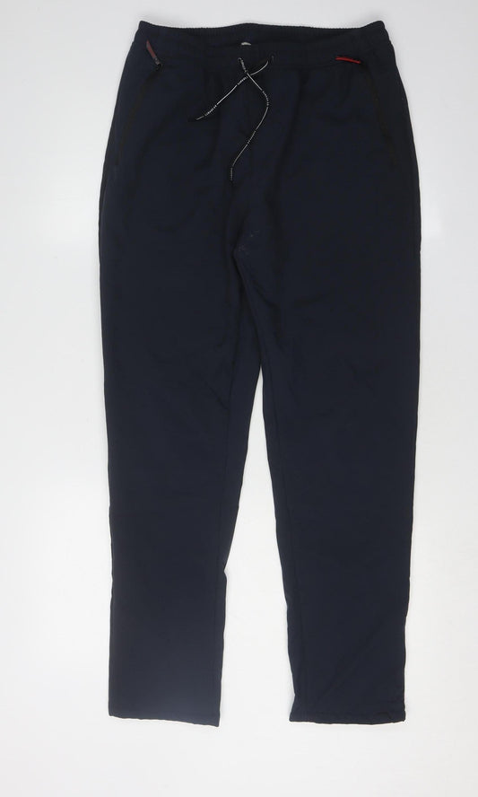 Additional front view of KESPORTS unisex black jogger trousers m