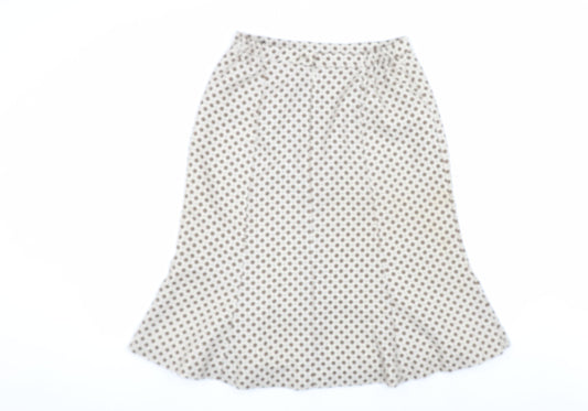 Eastex Women's Multicoloured Polka Dot Skirt Size 10