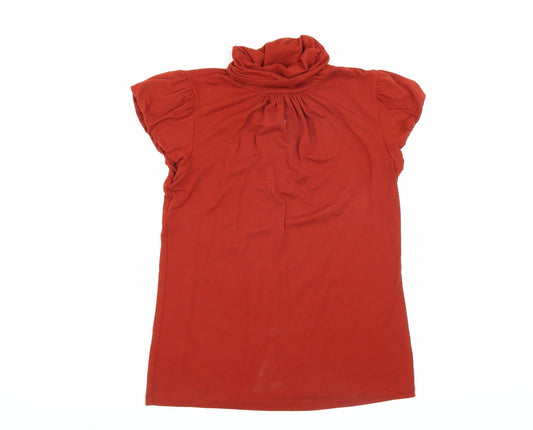 Womens UK Size M Banana Republic Red Basic T-Shirt