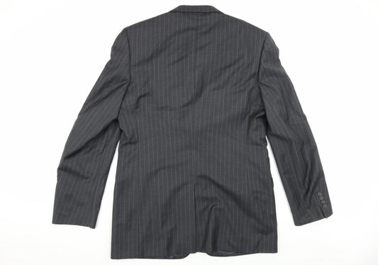 Mens UK Size 42 Jaeger Regular Grey Suit Jacket