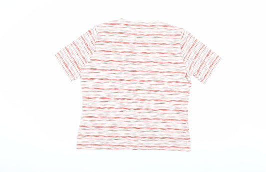 Womens UK Size 10 Eastex Multicoloured Basic T-Shirt