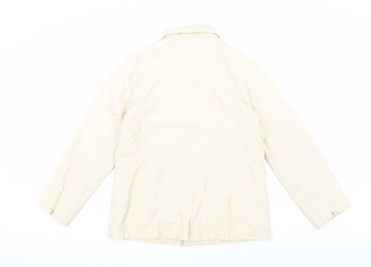 Womens UK Size M Bonmarché Beige Basic Jacket