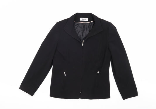 Womens UK Size 10 Berkertex Black Basic Jacket