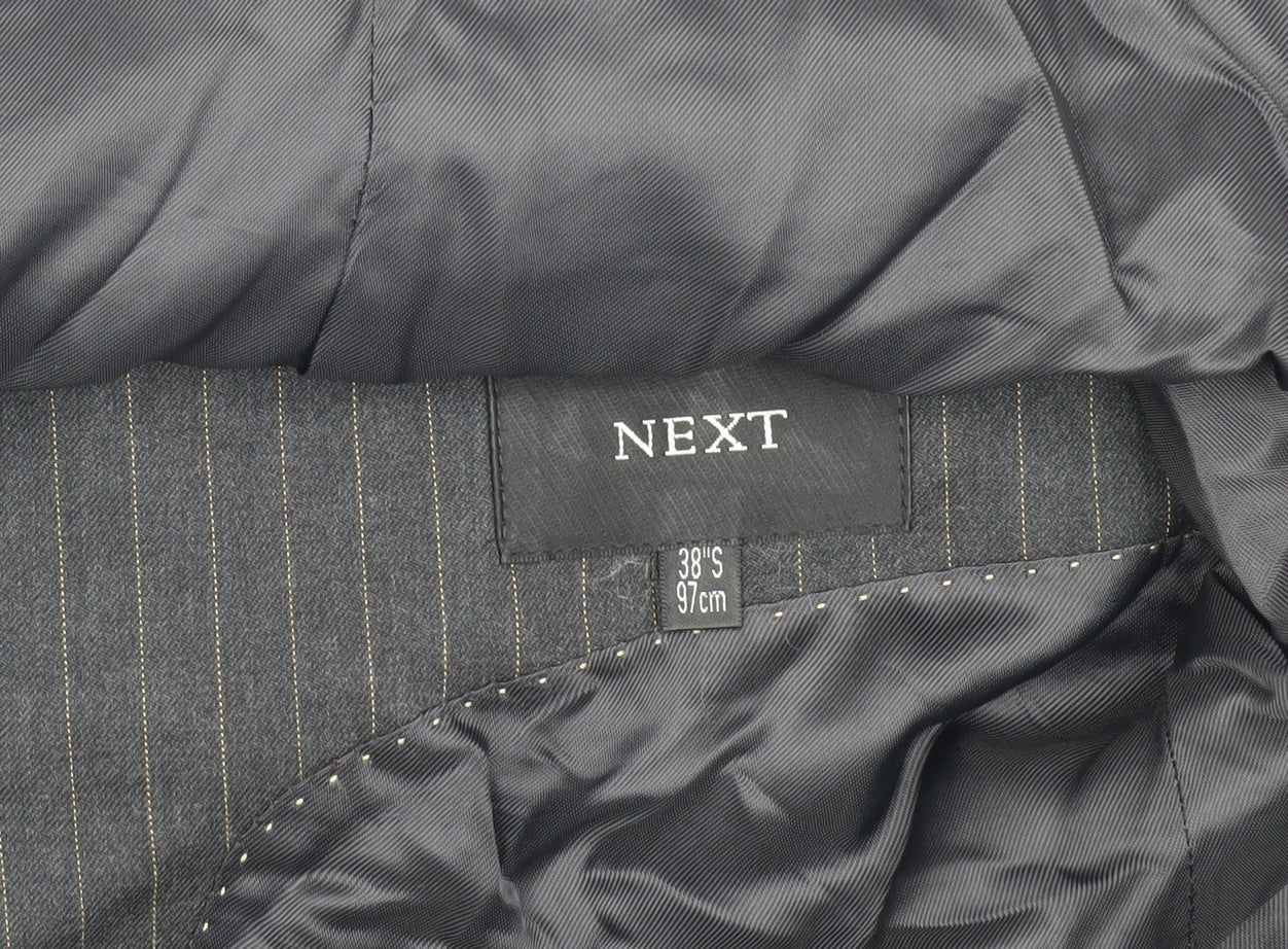 Mens UK Size 38 NEXT Regular Grey Suit Jacket
