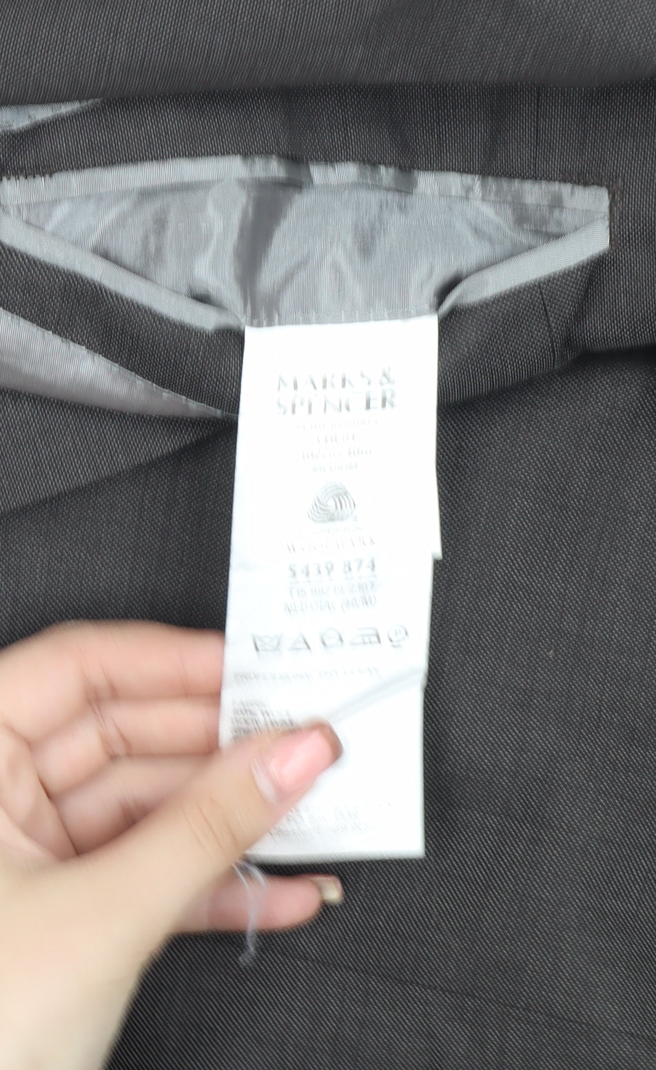 Mens UK Size 40 Marks and Spencer Grey Suit Jacket