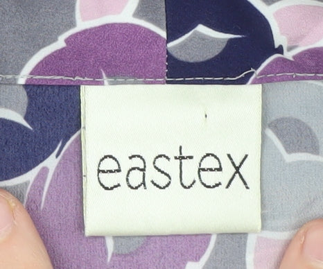 Womens UK Size 12 Eastex Multicoloured Blouse