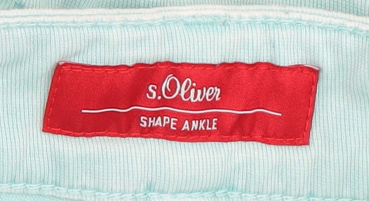 s.Oliver Women's Blue Ankle Jeans Size 10