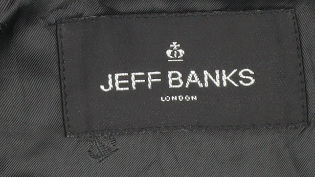 Mens UK Size 42 Jeff Banks Regular Blue Suit Jacket
