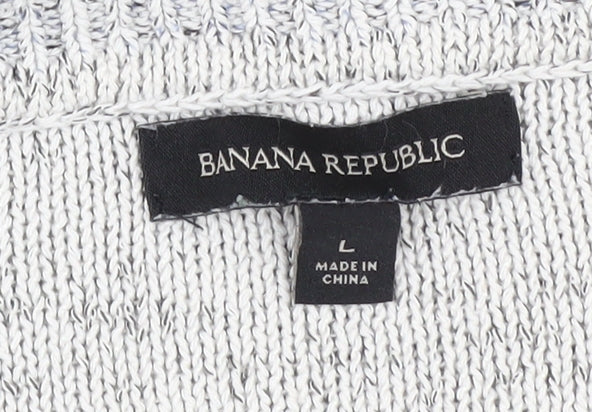 Banana Republic Women's Grey Pullover Jumper L
