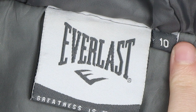Womens UK Size 10 Everlast Grey Parka Coat
