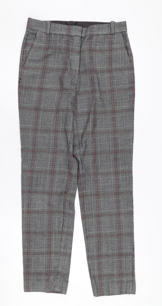 Womens UK Size 6 Massimo Dutti Regular Fit Business Casual Grey Trousers