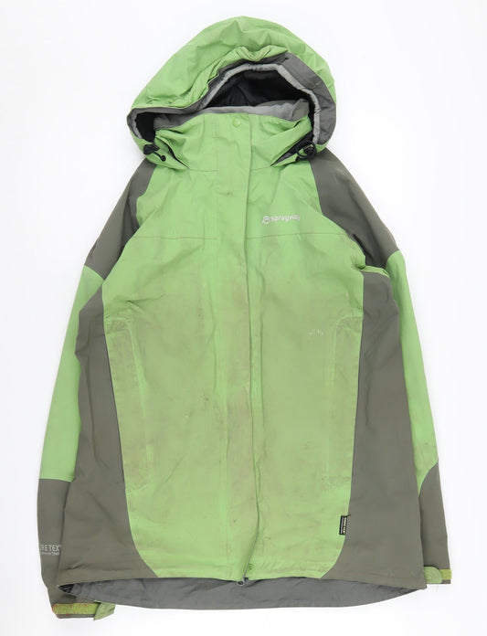 Womens UK Size 12 Sprayway Green Ski Jacket