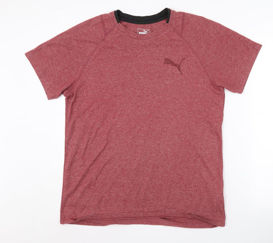 Mens UK Size M PUMA Red Gym & Training T-Shirt