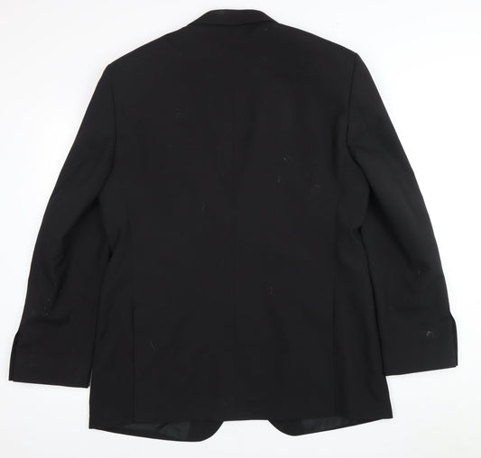 Mens UK Size 42 Marks and Spencer Regular Black Suit Jacket