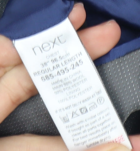 Mens UK Size 38 NEXT Regular Grey Suit Jacket
