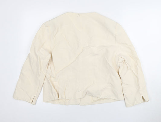 Phase Eight Women's Ivory Silk Linen Suit Jacket