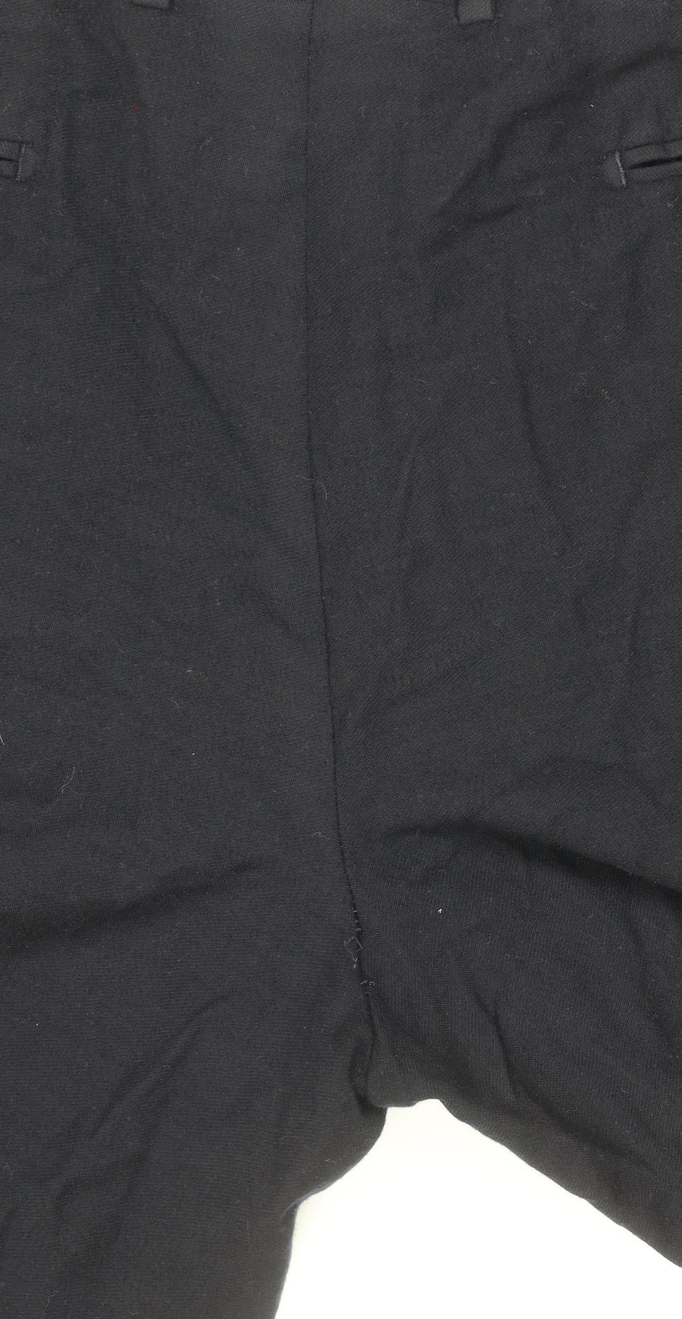 Marks and Spencer Men's Black Dress Pants - Size 38