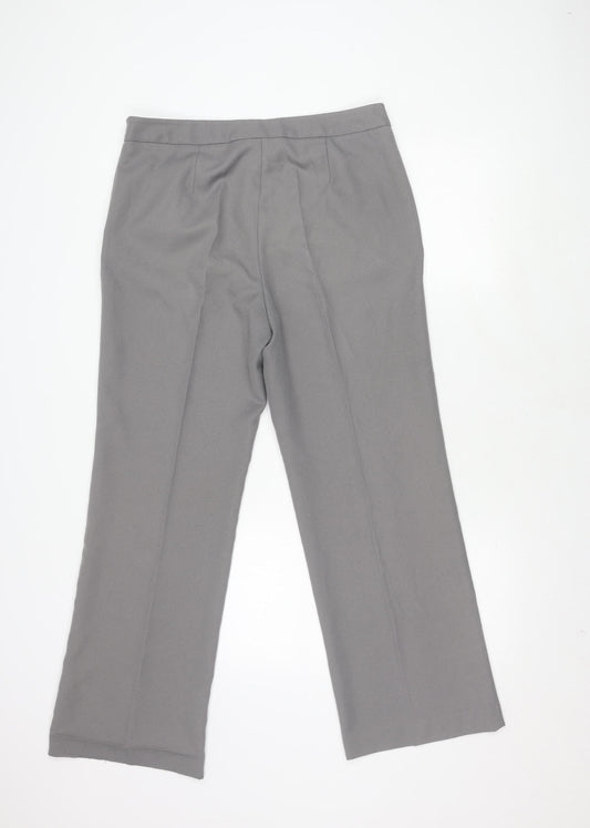 Womens UK Size 14 Isle Regular Fit Business Grey Trousers