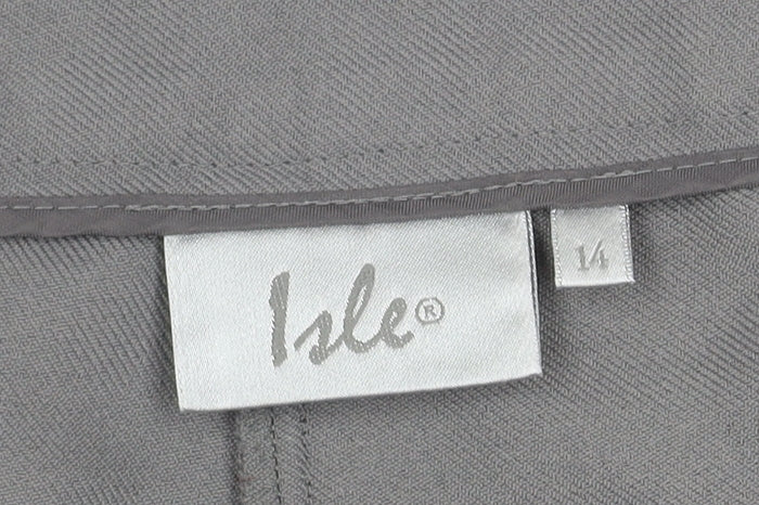 Womens UK Size 14 Isle Regular Fit Business Grey Trousers