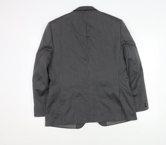 Mens UK Size 40 Fellini Regular Grey Suit Jacket