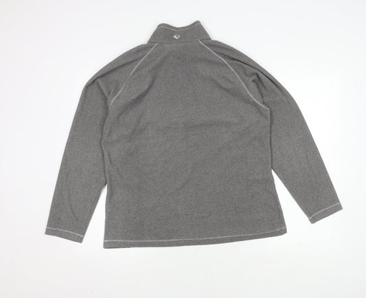 Regatta Women's Grey 1/4 Zip Pullover - Size 16
