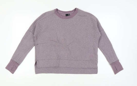 Additional front view of Adidas Women’s Purple Sweatshirt 2XS