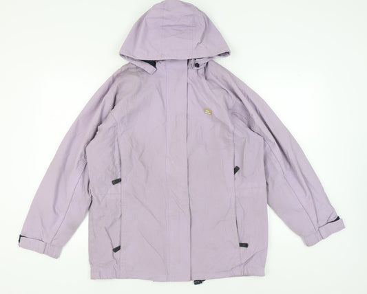 Womens UK Size L Trespass Purple Anorak Coat