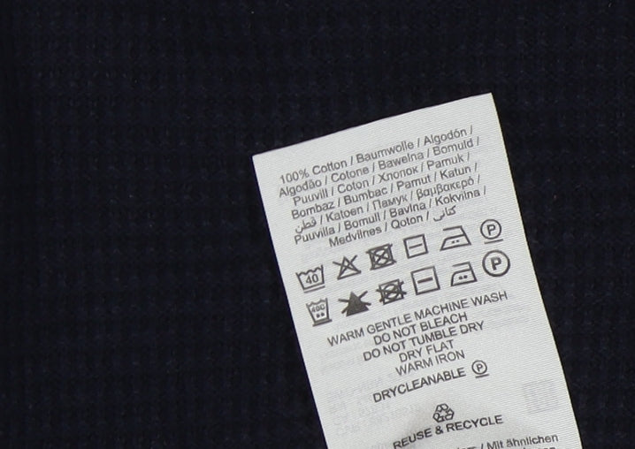 Jack & Jones Men's XL Red Waffle-Knit Pullover Jumper