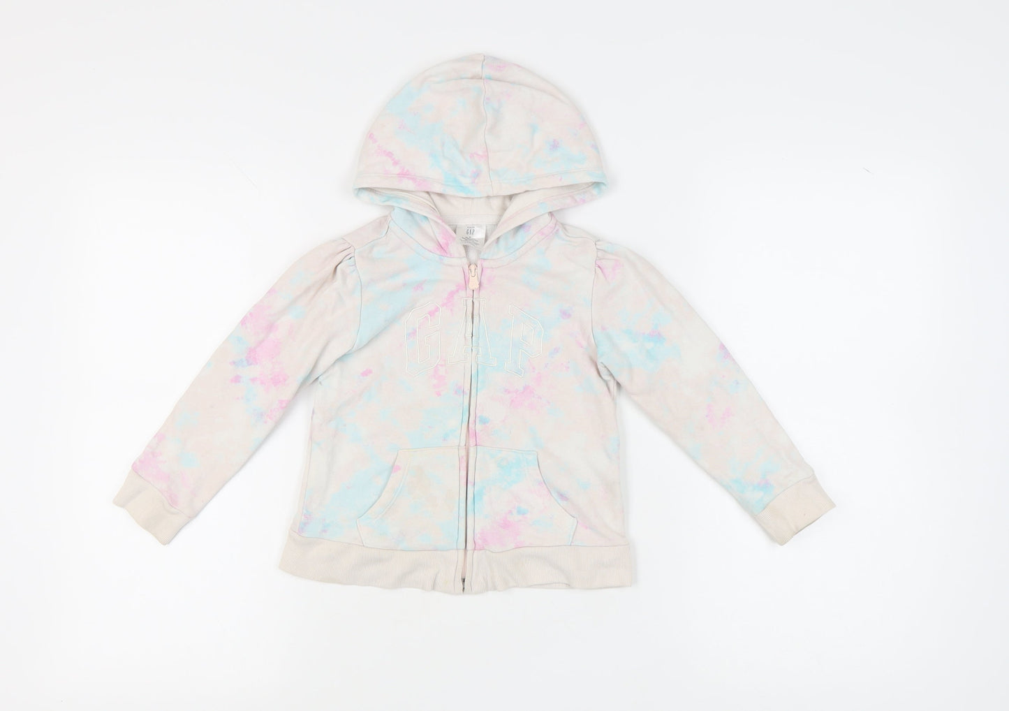 Gap Girls Multicoloured Full Zip Hoodie, Size 5 Years
