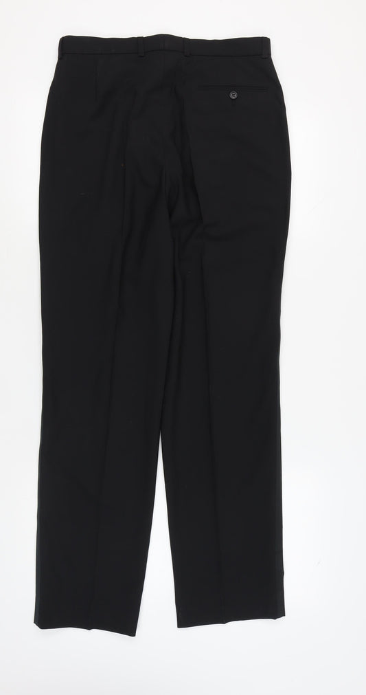Marks and Spencer Men's Black Dress Pants 32