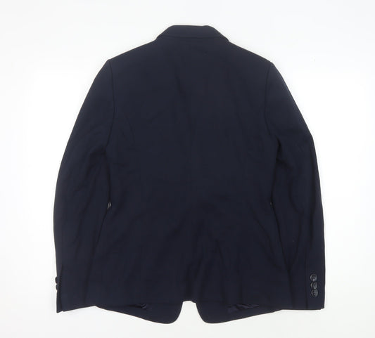 Marks and Spencer Blue Women's Blazer, Size 12, Slim Fit