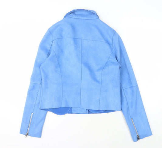 Lakeland Women's Blue Motorcycle Jacket Size 12