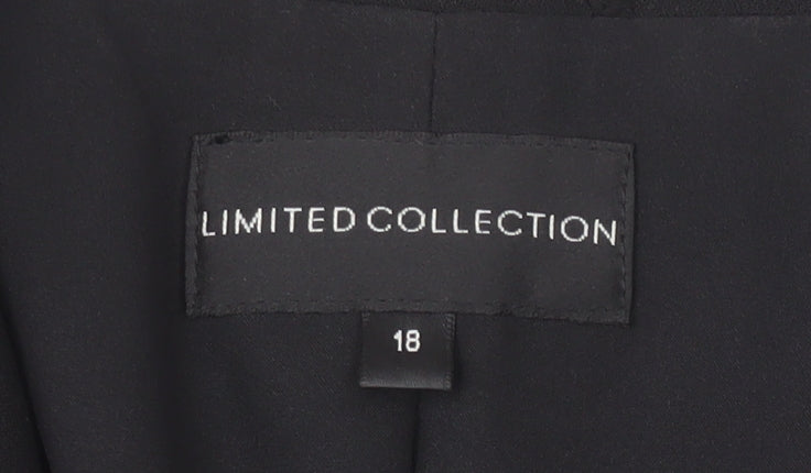 Marks and Spencer Women's Black Blazer, Size 18, Long Sleeve