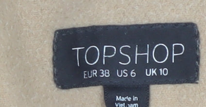 Womens UK Size 10 Topshop Beige