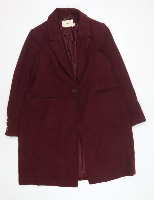 Womens UK Size 16 Oasis Red Single-Breasted