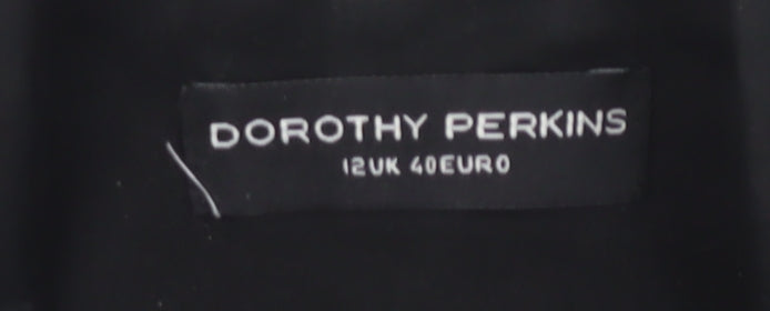 Womens UK Size 12 Dorothy Perkins Regular Black Blazer