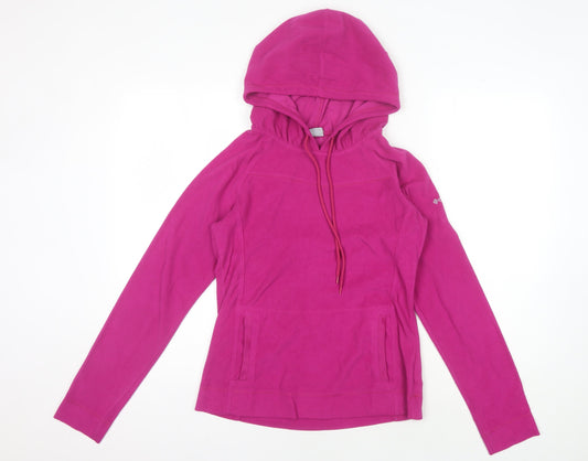 Womens UK Size S Columbia Pink Pullover Hoodie
